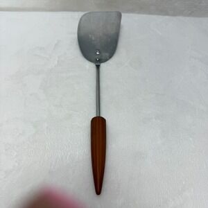 VTG Androck Butterscotch Bakelite Handle Spatula Stainless MCM Kitchen Turner